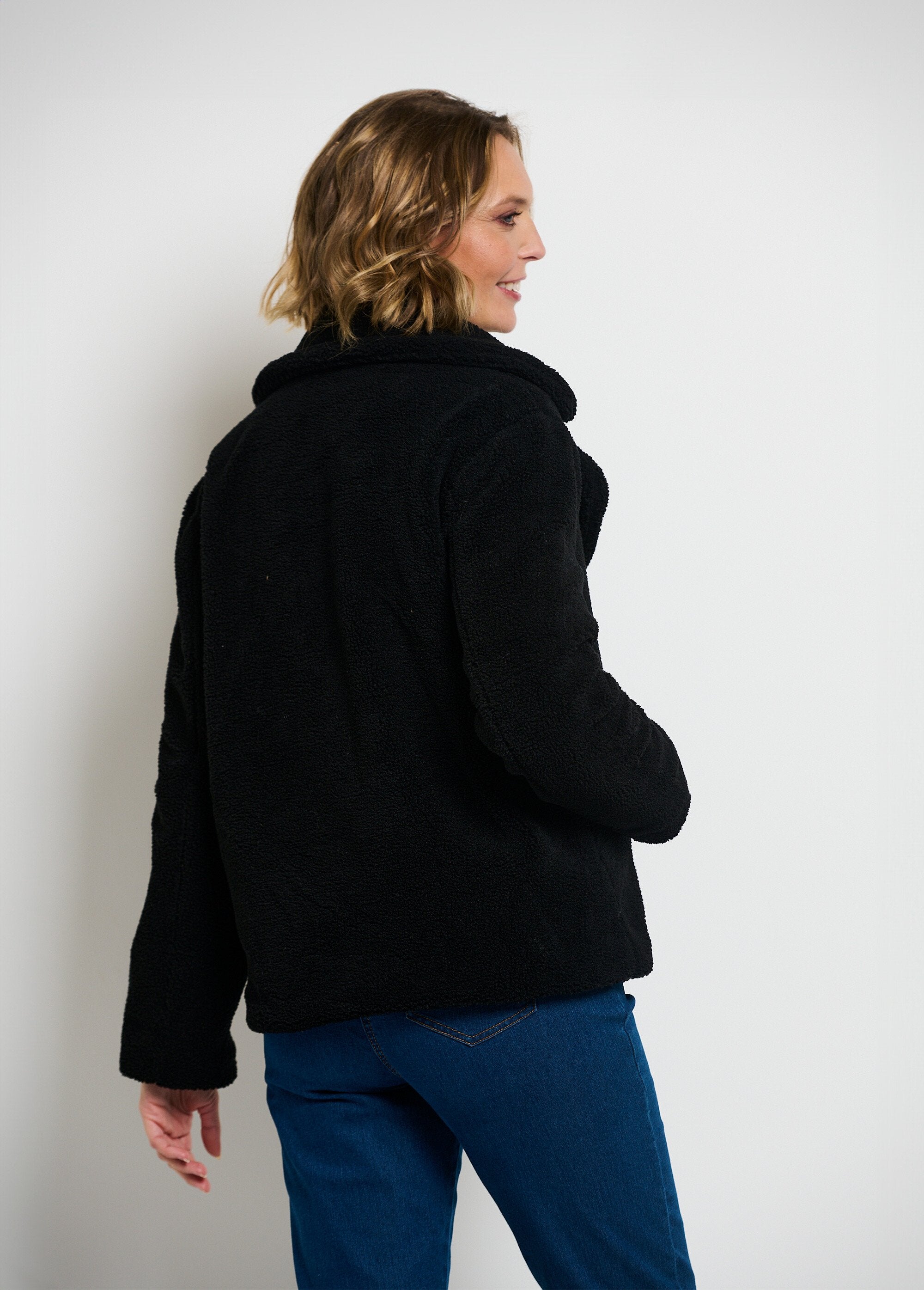 Warm_short_pea_coat_with_a_plush_effect_Black_DO1_slim