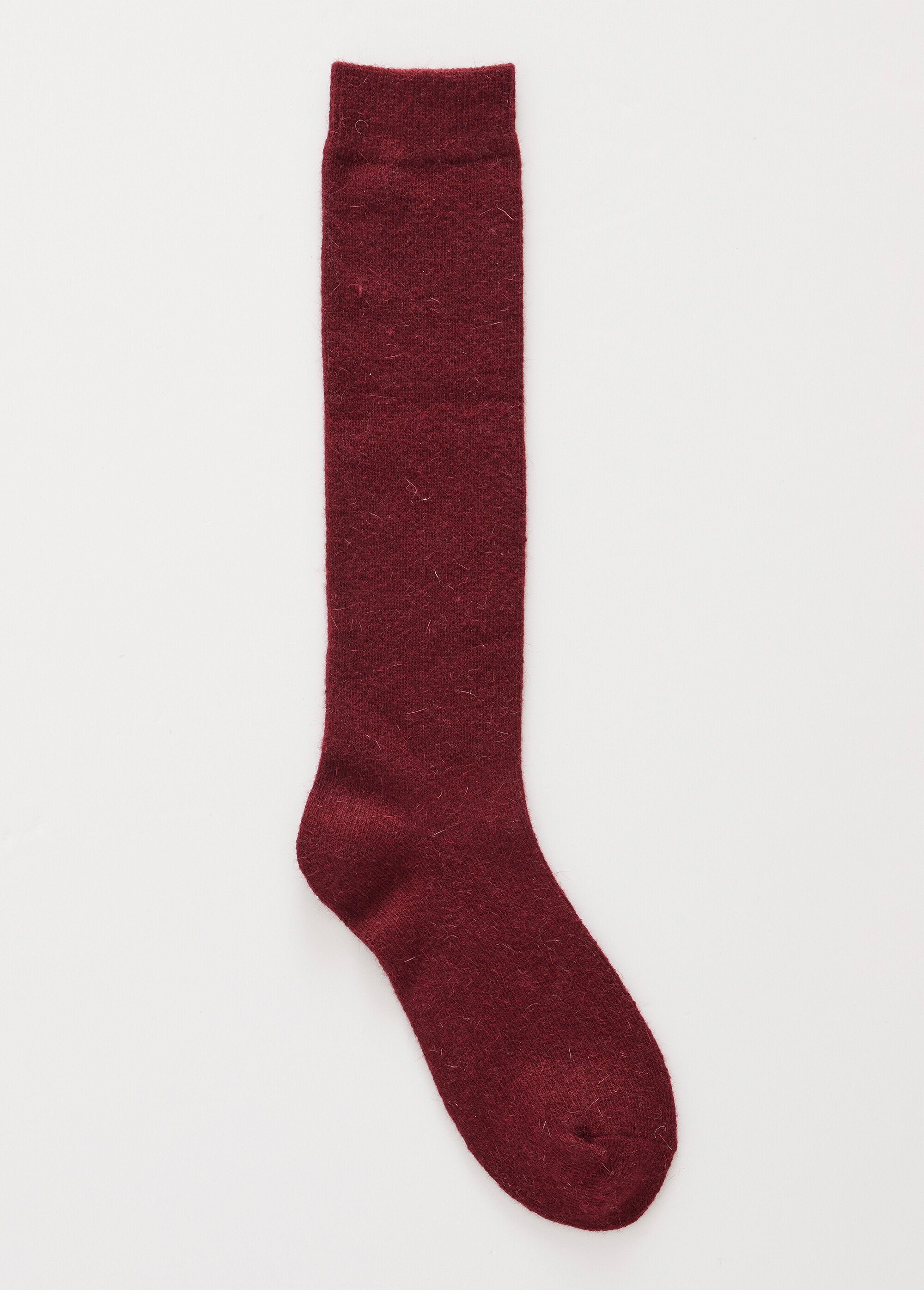 Warm_wool_and_angora_socks_Bordeaux_AP1_slim