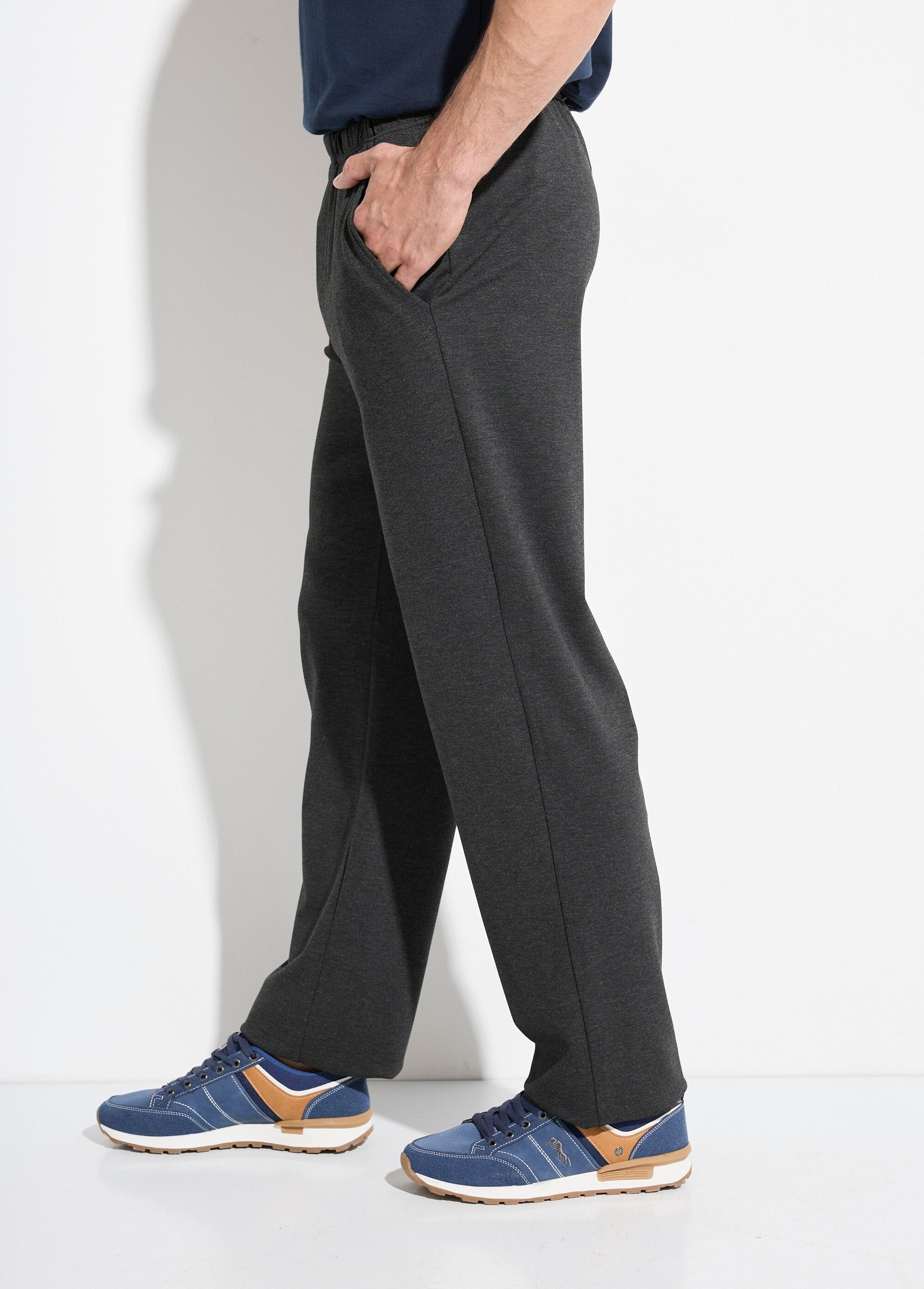 Straight_pants_with_elasticated_waistband_in_stretch_fabric_Anthracite_DR1_slim