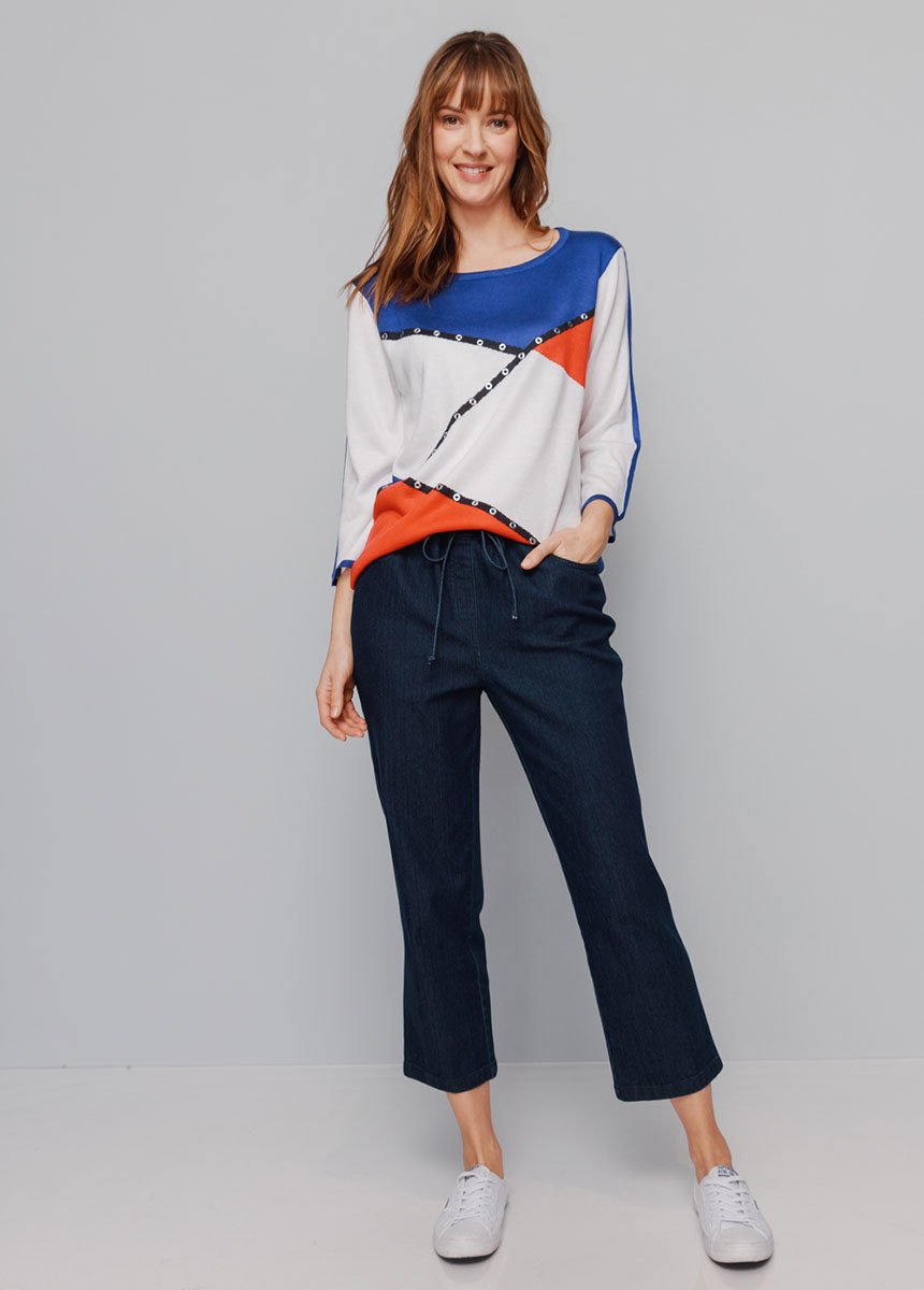 3/4_sleeve_intarsia_sweater_Blue_and_red_jacquard_SF1_slim