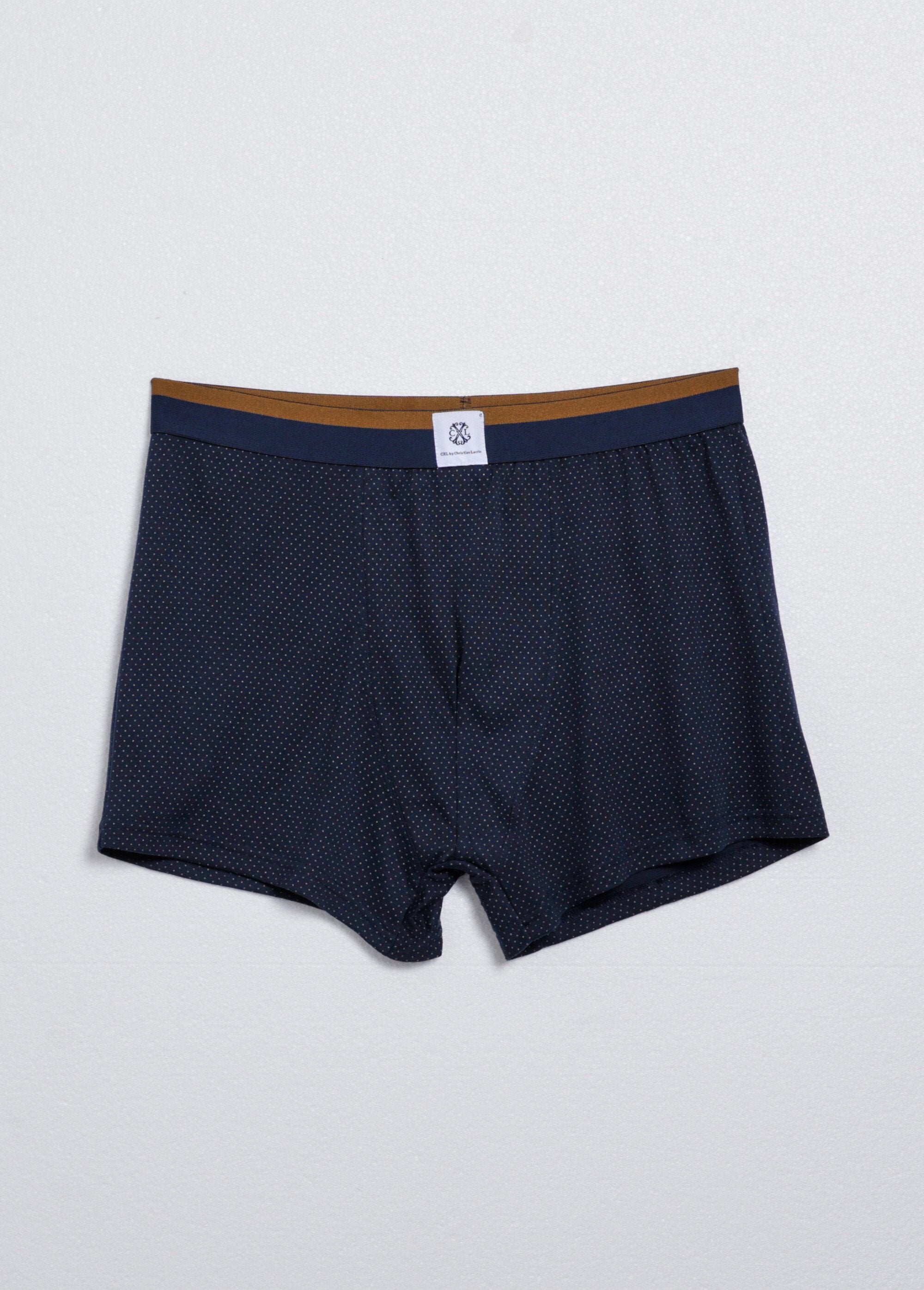 Chic_plain_and_micro_patterned_boxers,_dark_Blue_DE2_slim