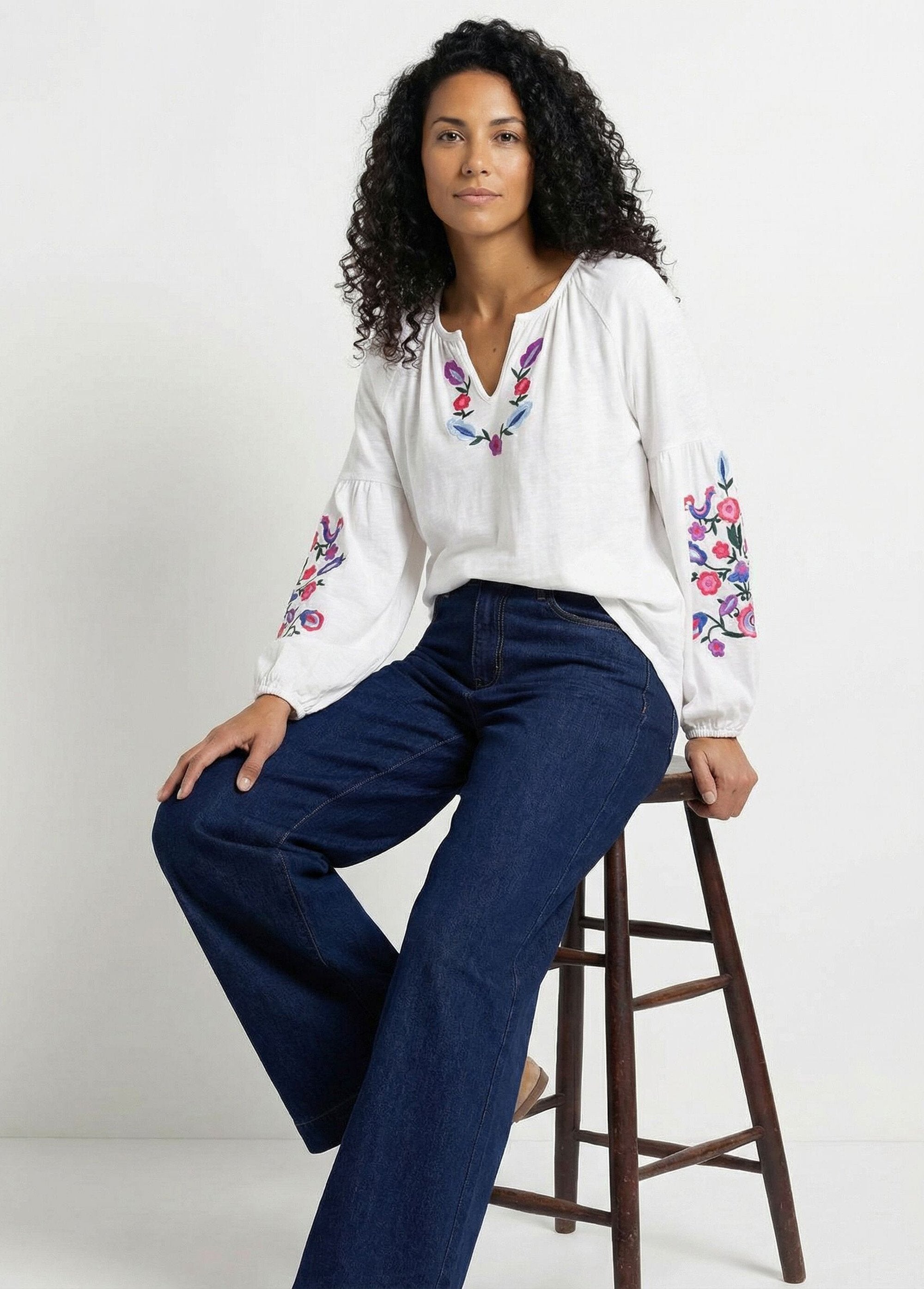 T-shirt_long_brodé_manches_longues_Blanc_SF1_slim