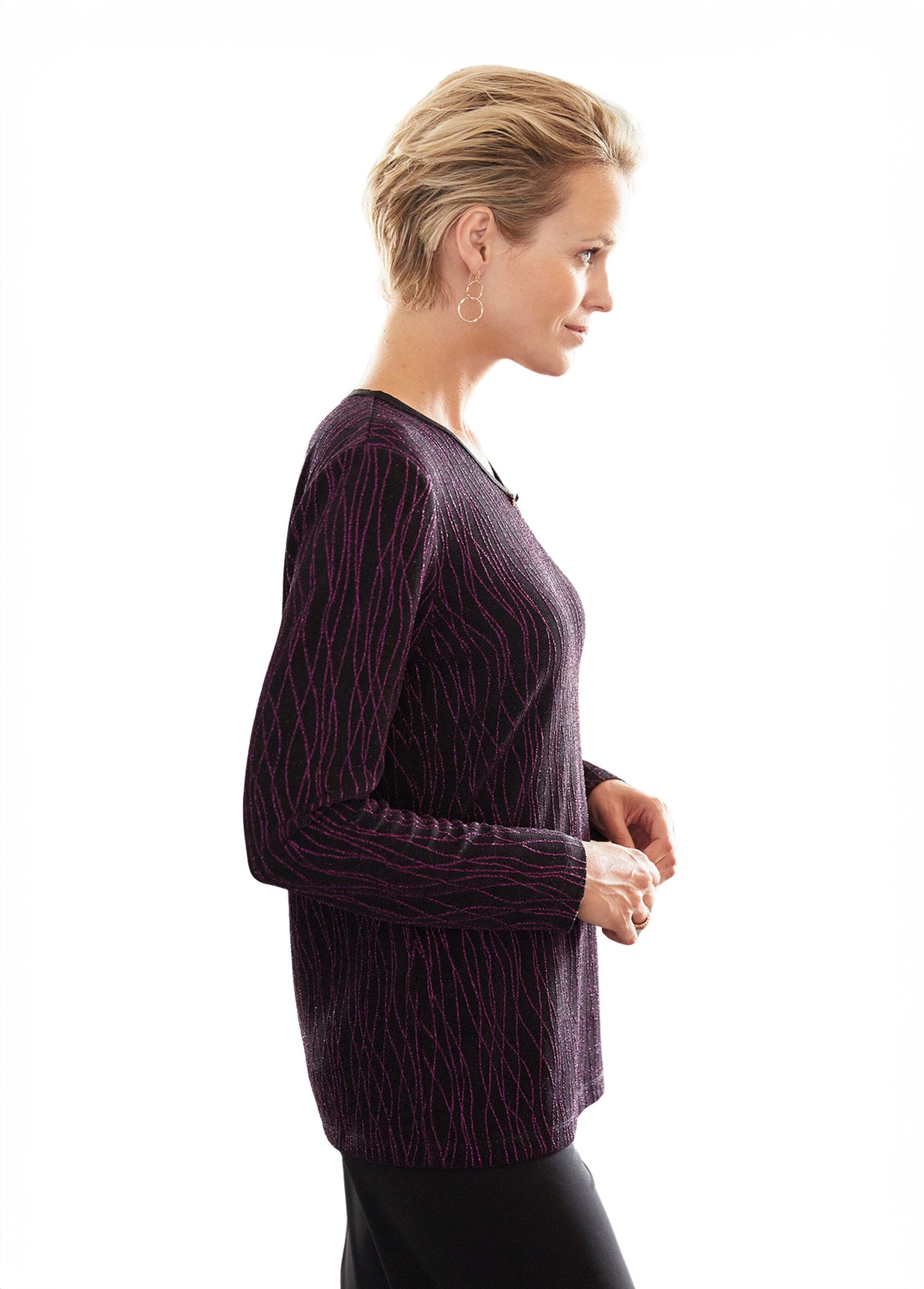 Tunique_maille_scintillante_fantaisie_Fuchsia_et_noir_DR1_slim