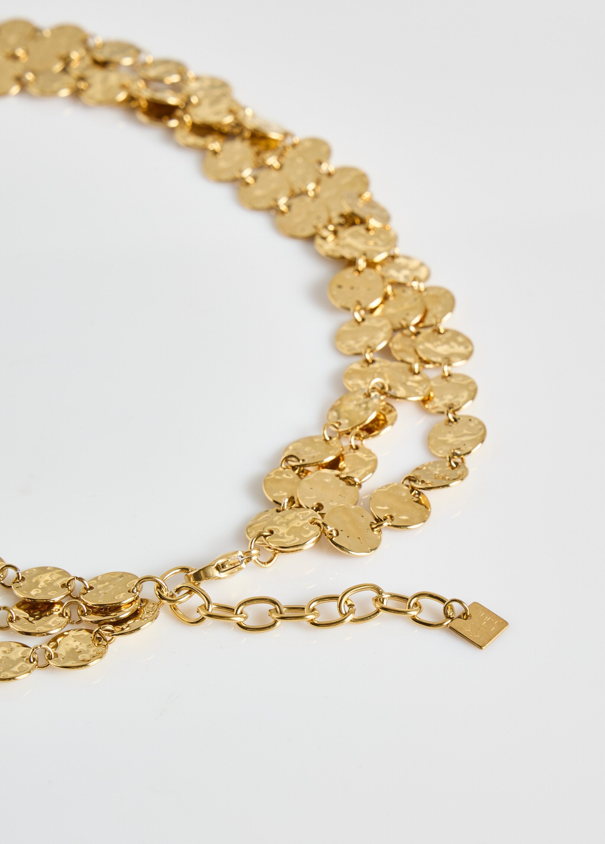 3-row_stainless_steel_disc_necklace_Golden_DE2_slim