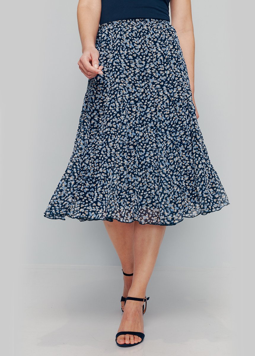 Mid-length_printed_voile_flared_skirt_Navy_and_beige_FA1_slim