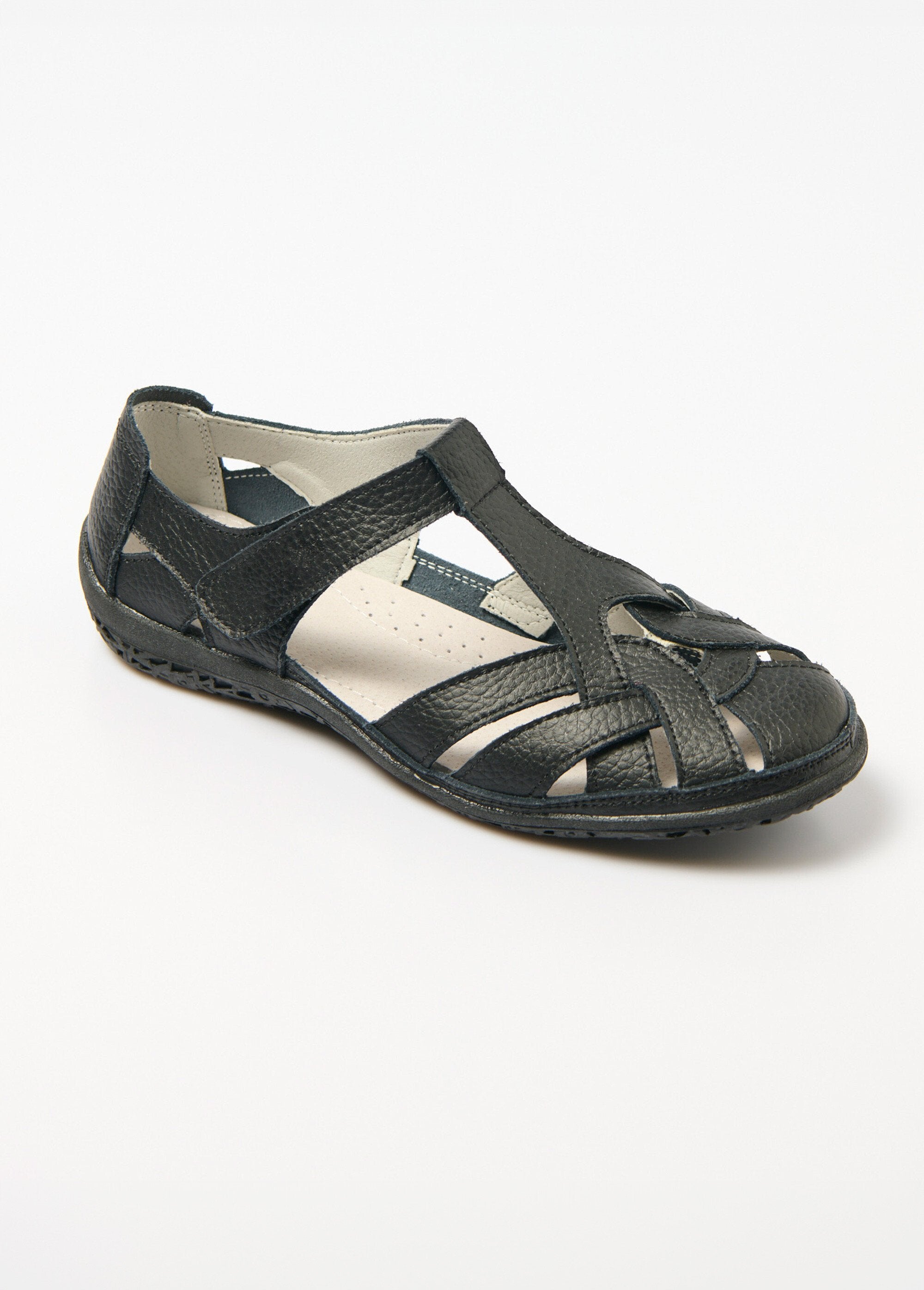 La_Bottine_Souriante®_-_Comfort_width_summer_sandals_Black_FA1_slim