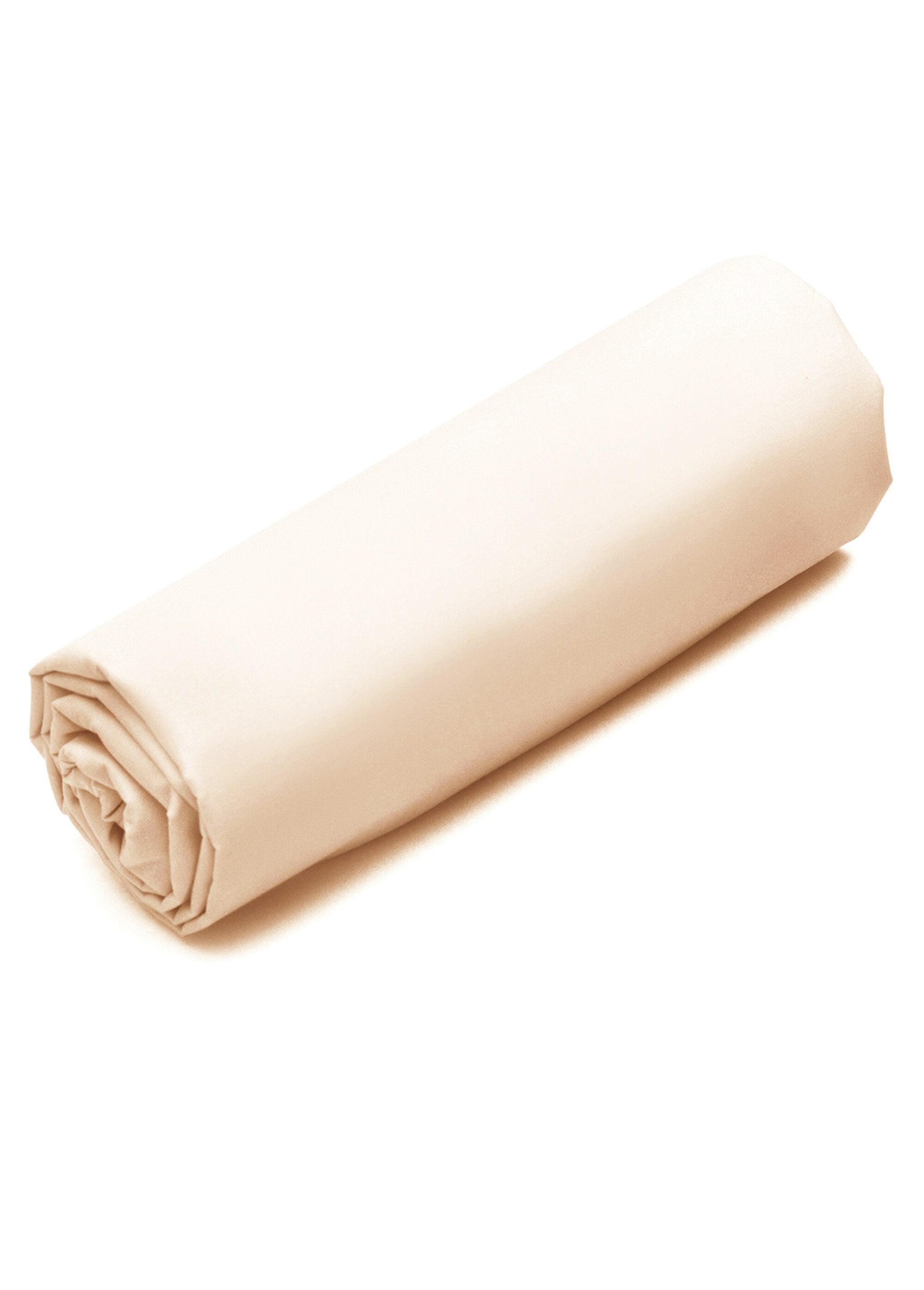 REPOS_plain_cotton_percale_fitted_sheet_Natural_beige_FA1_slim