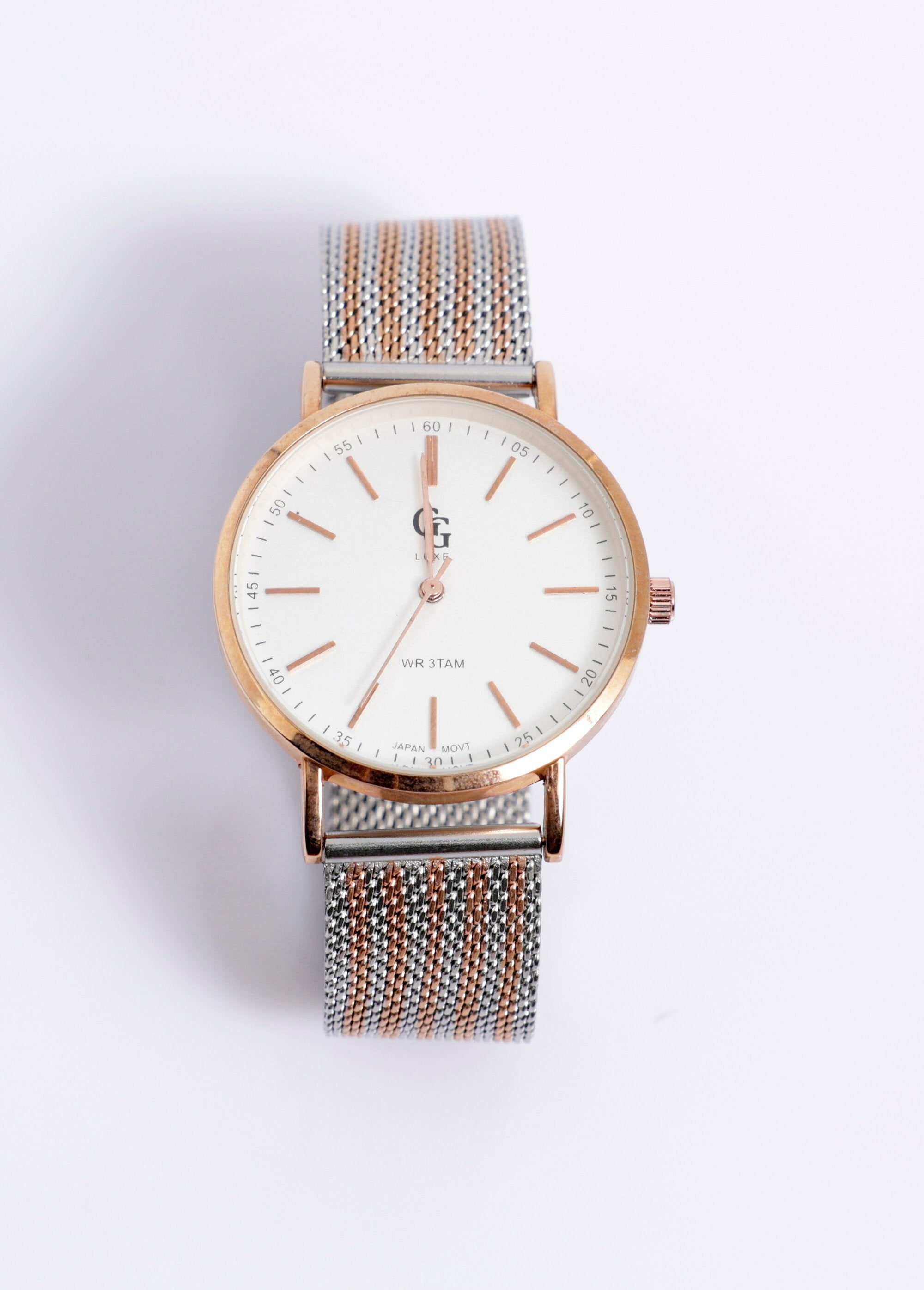 Watch_with_two-tone_Milanese_mesh_bracelet_Rose_silver_white_FA1_slim