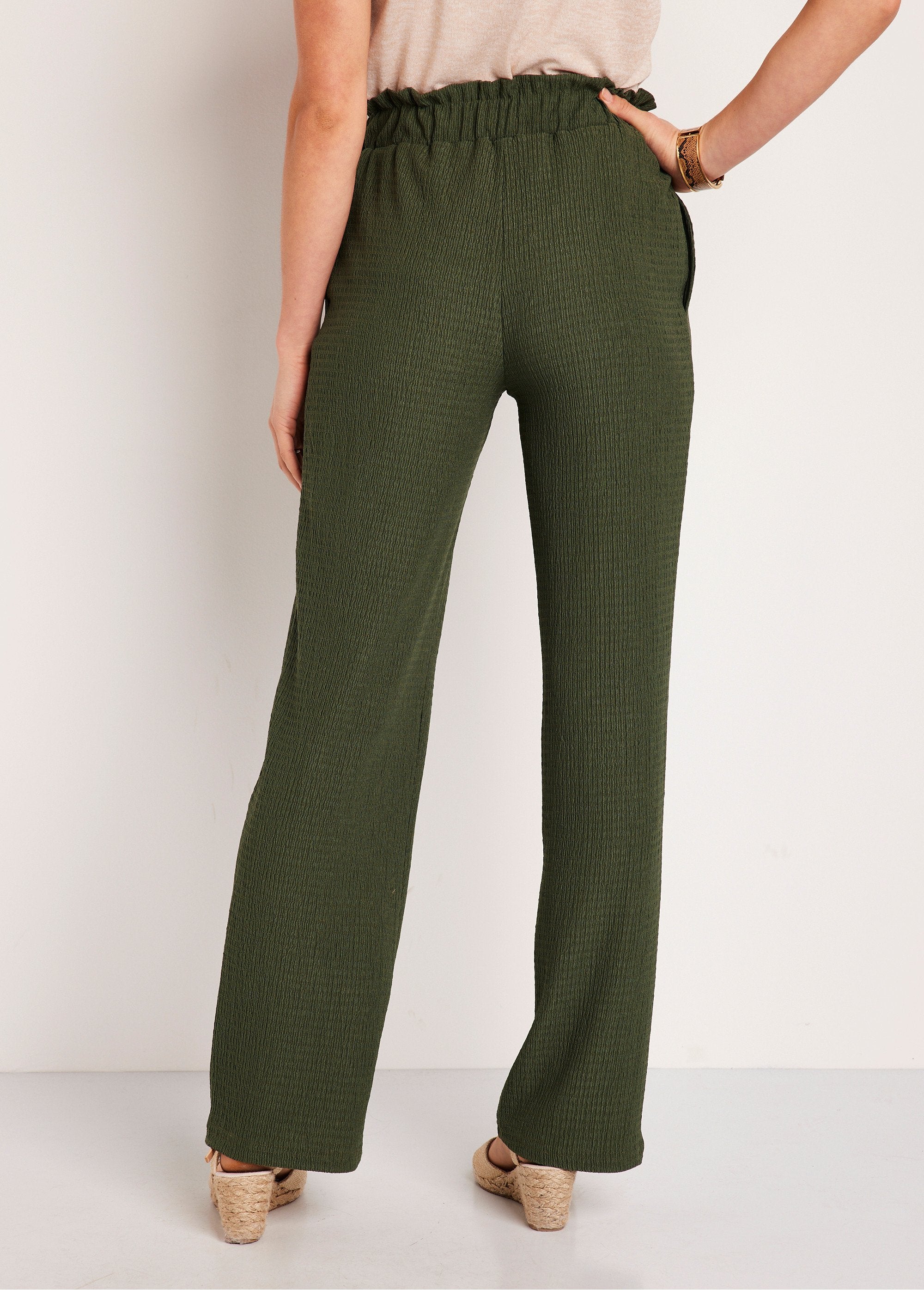 Wide_elasticated_waist_knit_pants_Lime_green_DO1_slim