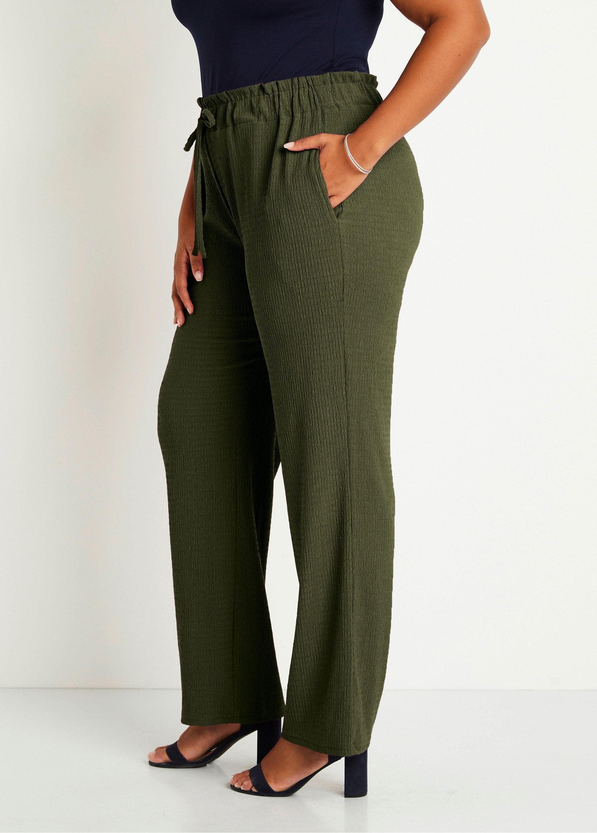 Wide_elasticated_waist_knit_pants_Lime_green_DR1_curvy