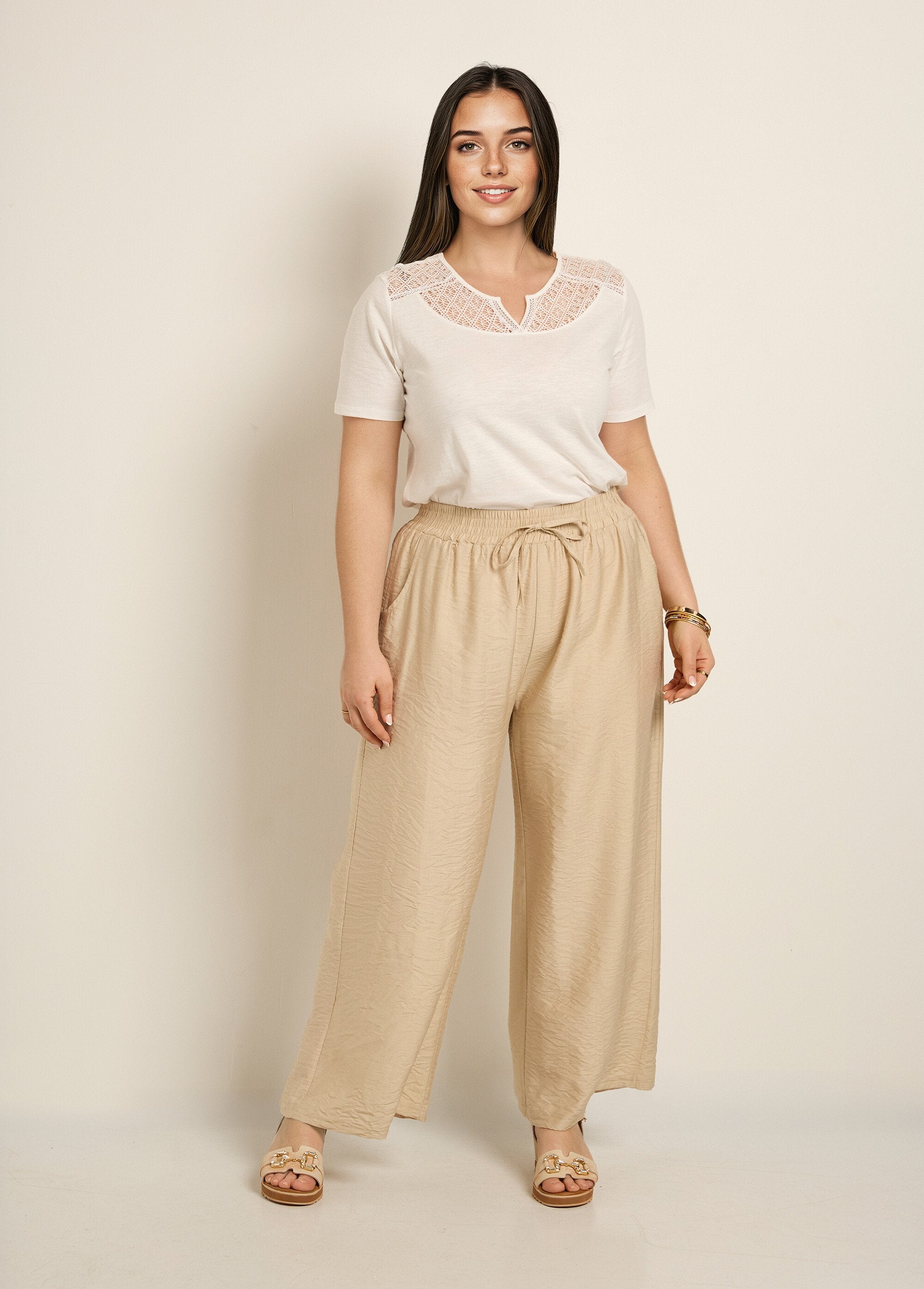 Wide_elasticated_waist_pants,_plain_Beige_SF1_curvy