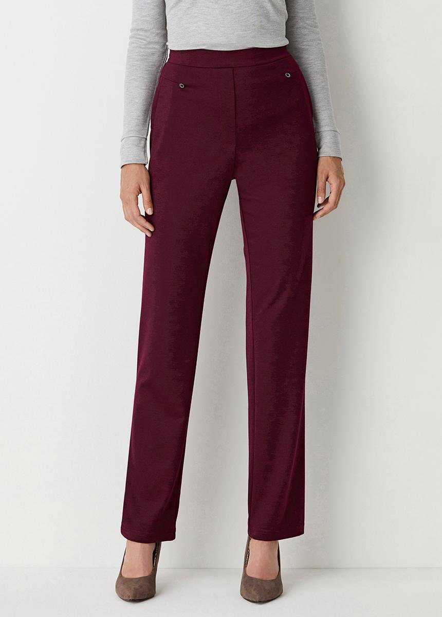 Straight_pants_with_semi-elasticated_waist_Plain_plum_FA1_slim