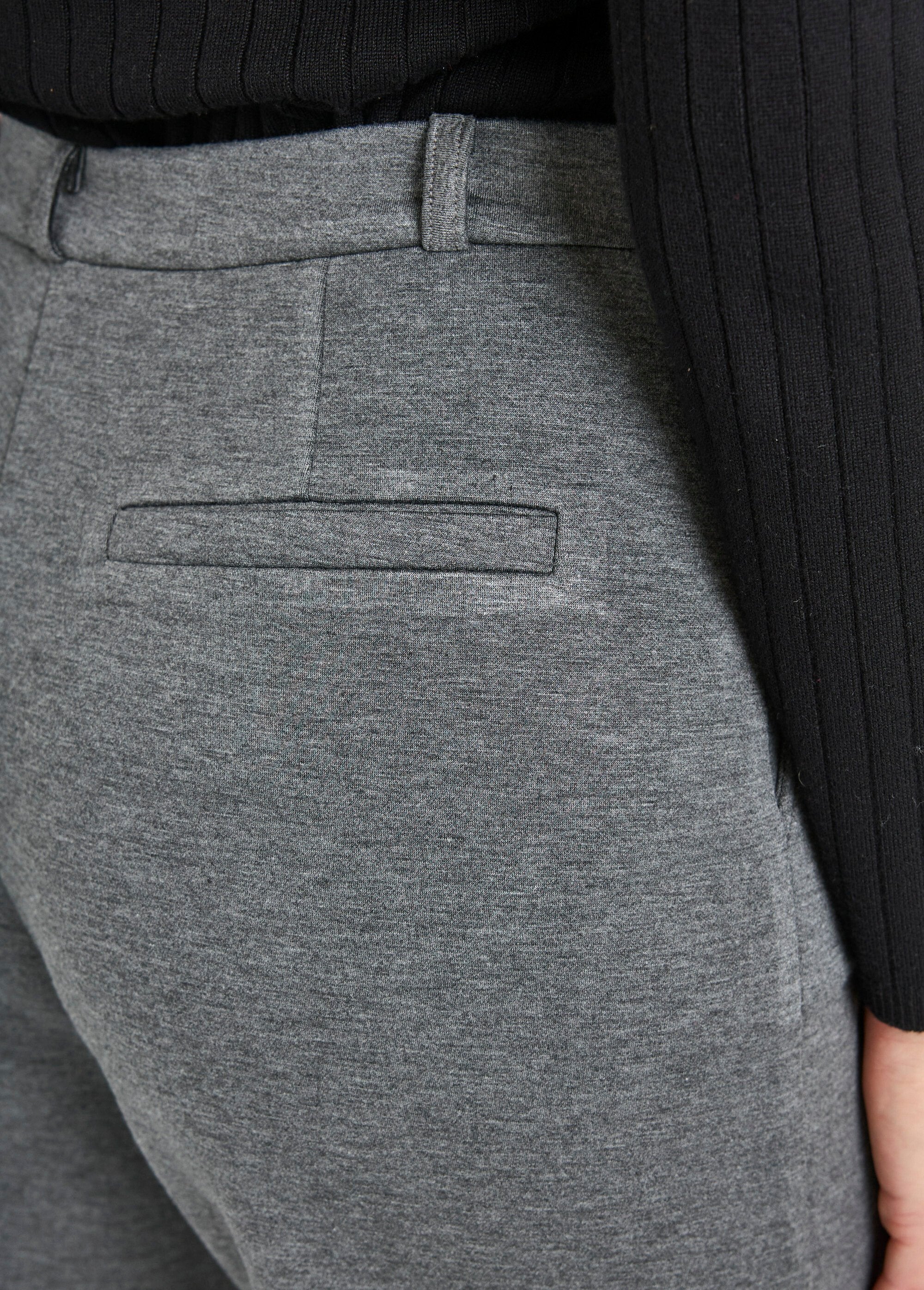 Pantalon_structuré_de_ville_maille_milano_unie_Gris_anthracite_DE2_slim