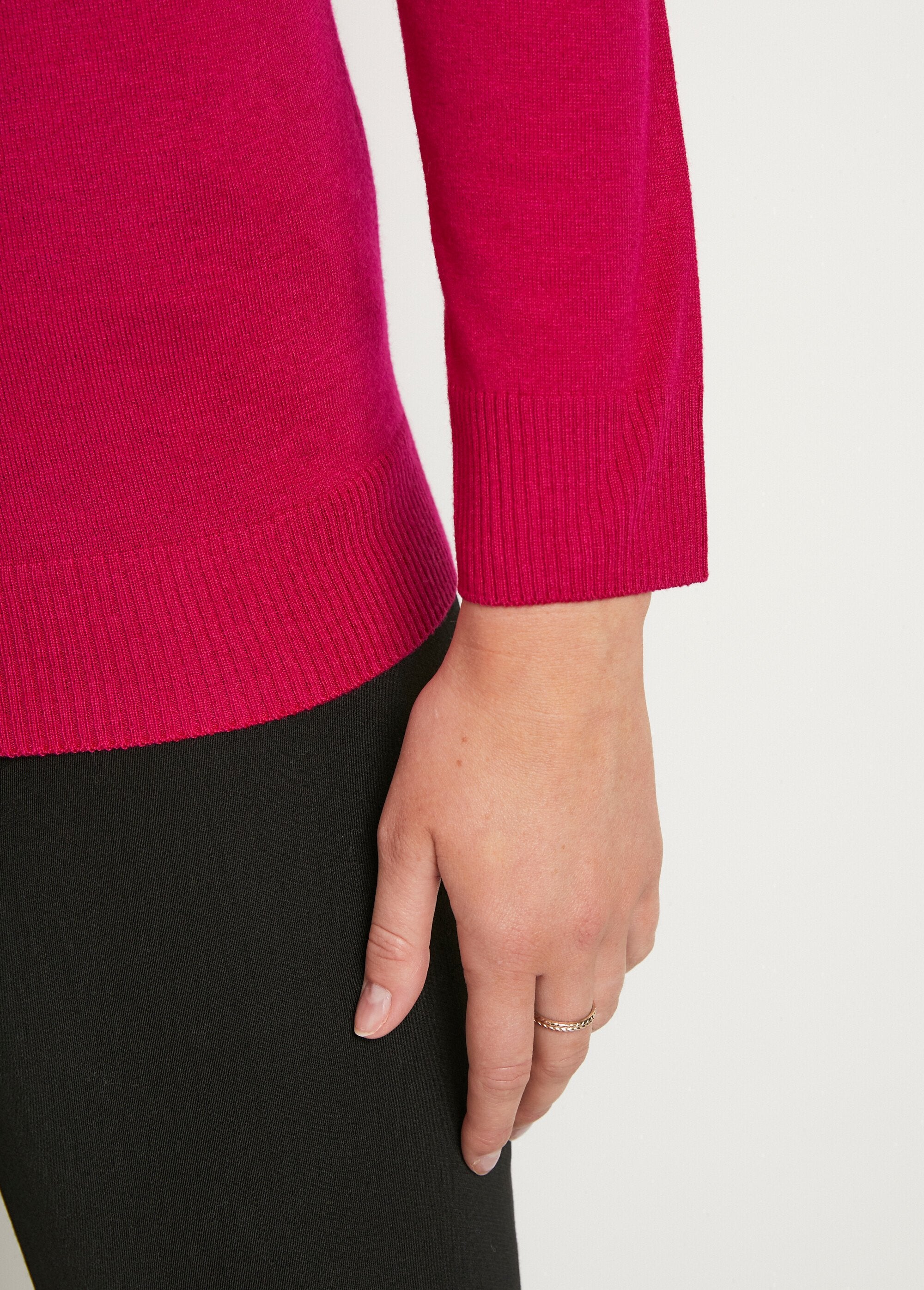 Fine_plain_jersey_high_neck_sweater_with_merino_wool_Cassis_DE3_slim