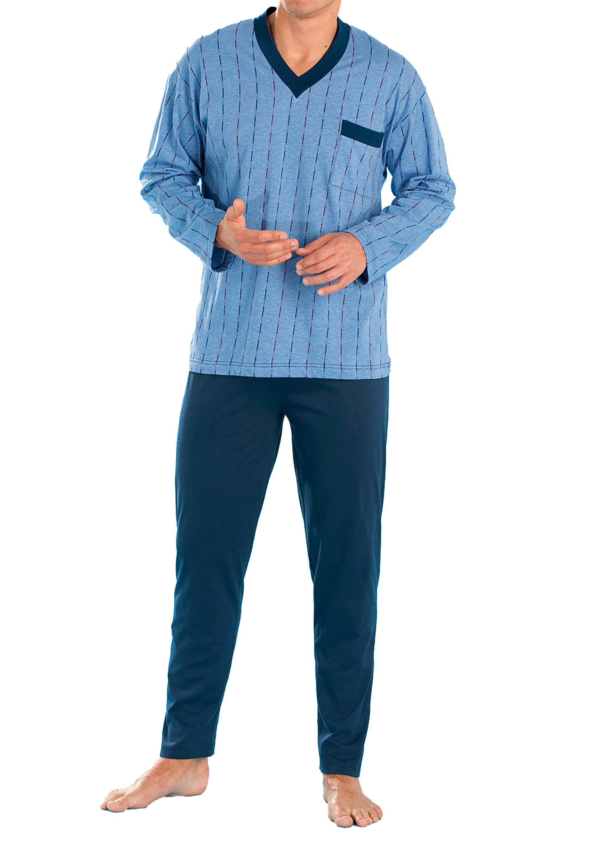 Long-sleeved_cotton_pajamas_Indigo_China_FA1_slim