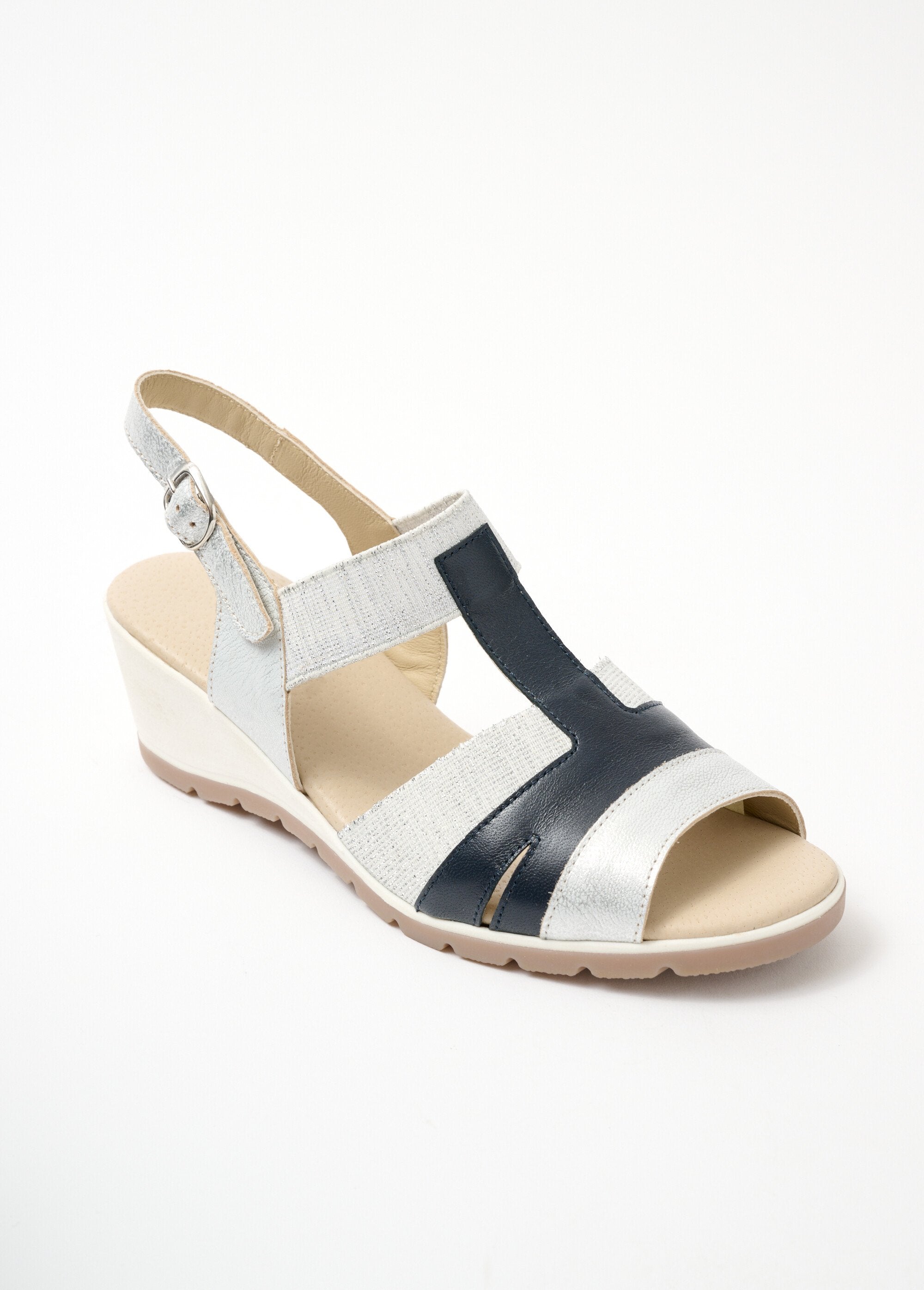 Comfort_width_leather_sandals_Navy_and_silver_FA1_slim