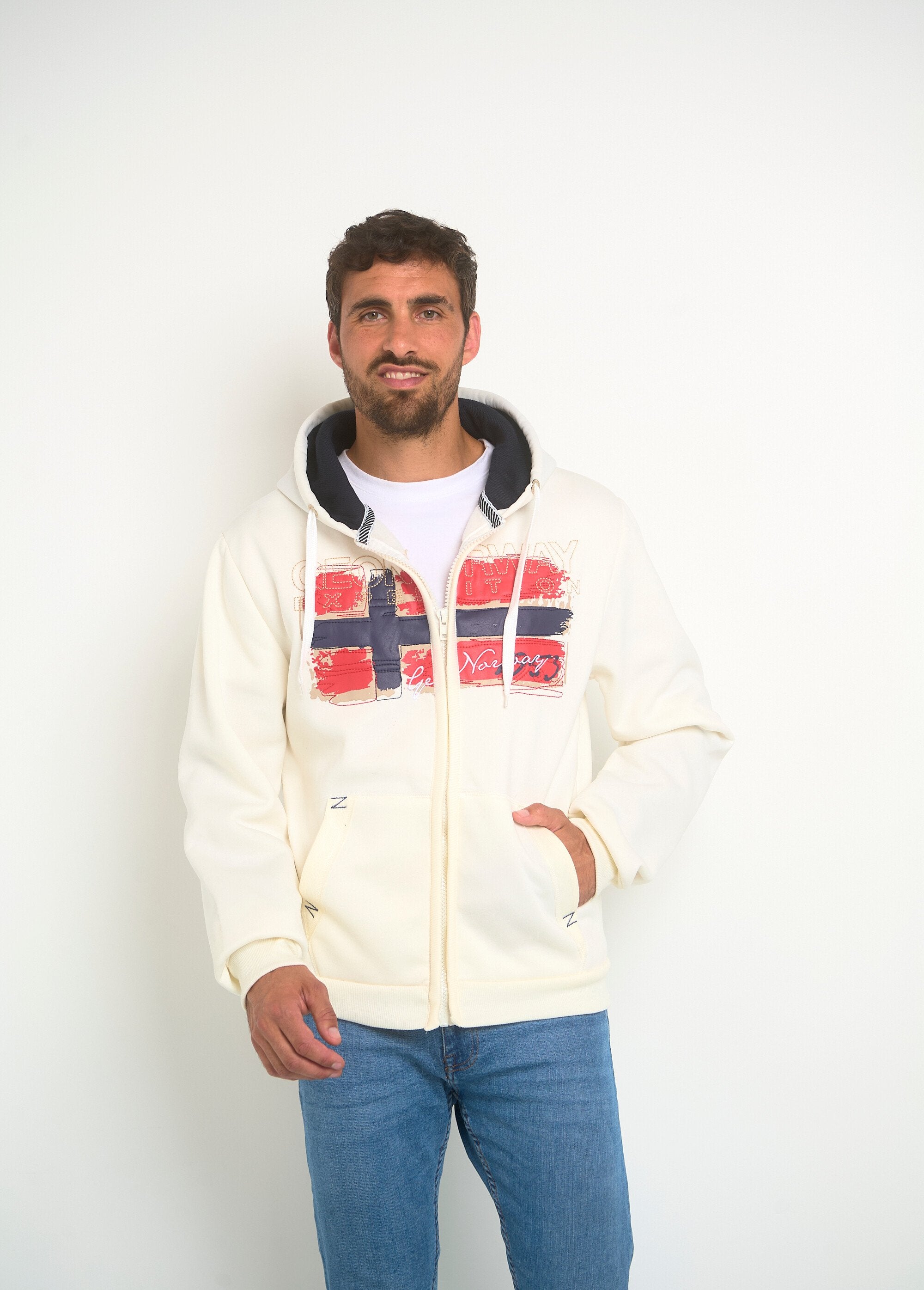 Kangaroo_pocket_zipped_hoodie_White_and_navy_FA1_slim