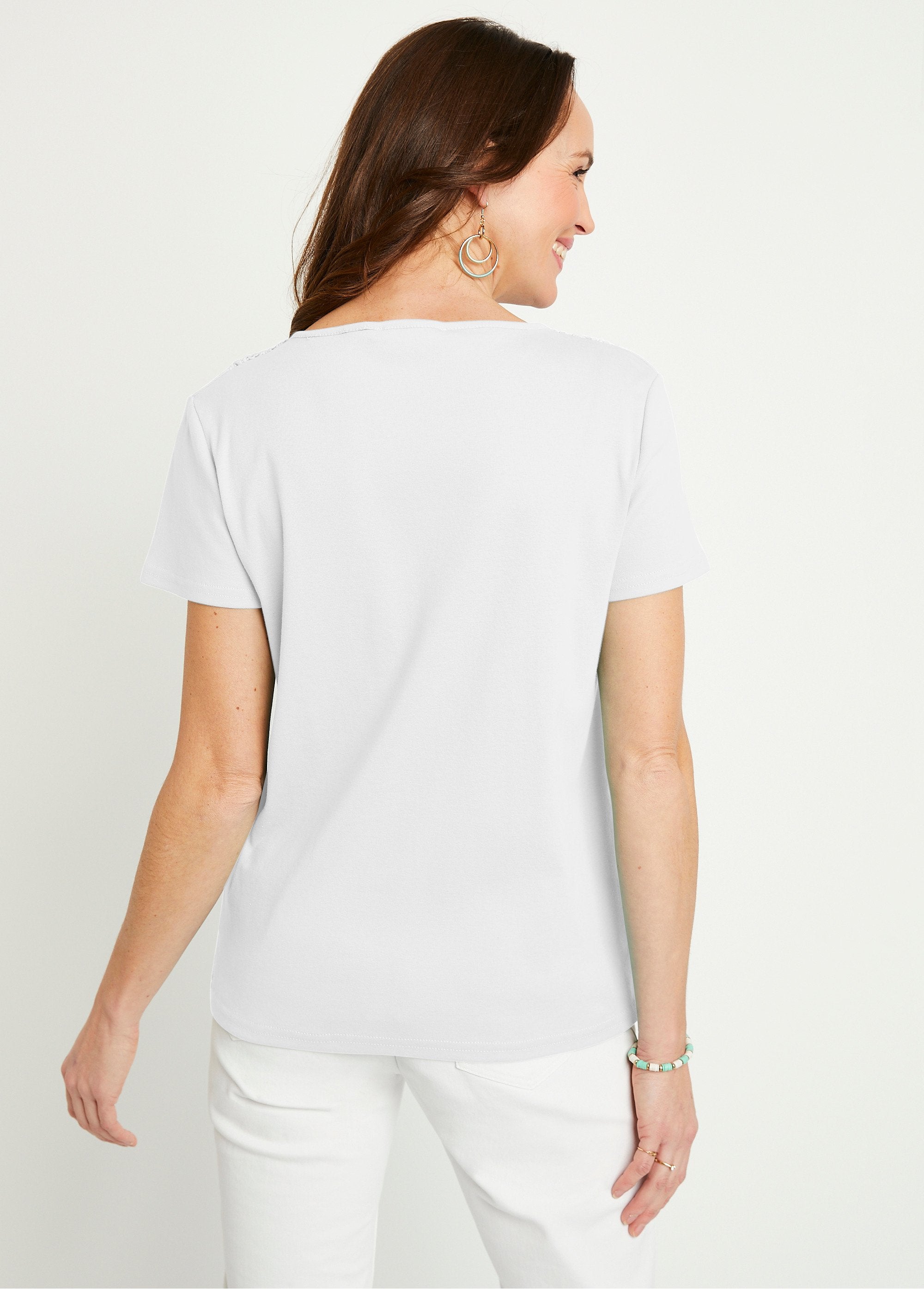 Short-sleeved_plain_cotton_macramé_t-shirt_White_DO1_slim