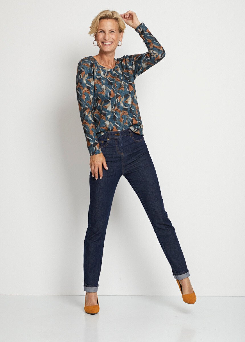 Printed_long-sleeved_cropped_T-shirt_Blue_and_orange_SF1_slim